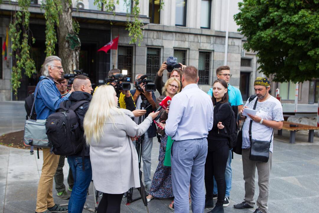 Protestavo, kad nepritrūktų vandens