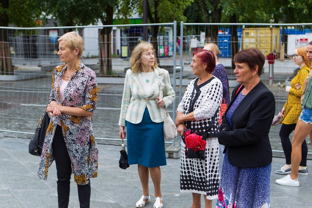 Protestavo, kad nepritrūktų vandens