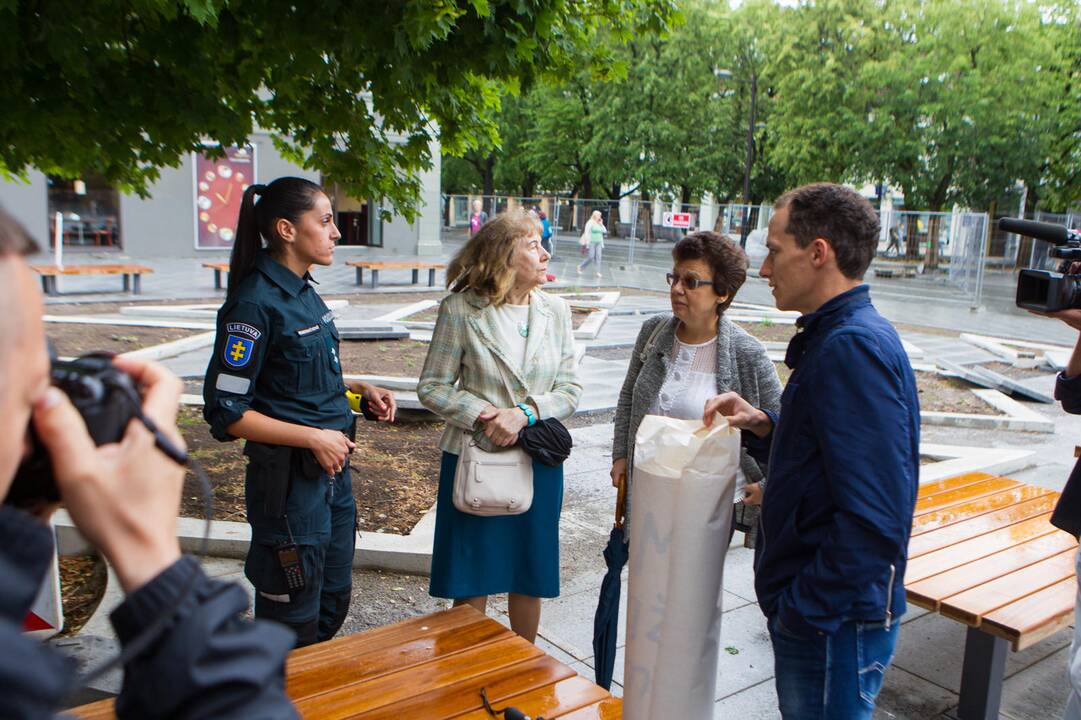 Protestavo, kad nepritrūktų vandens