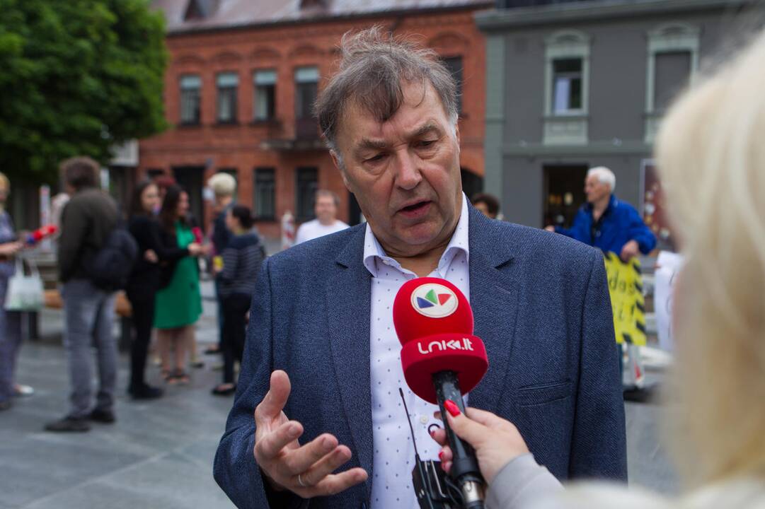 Protestavo, kad nepritrūktų vandens