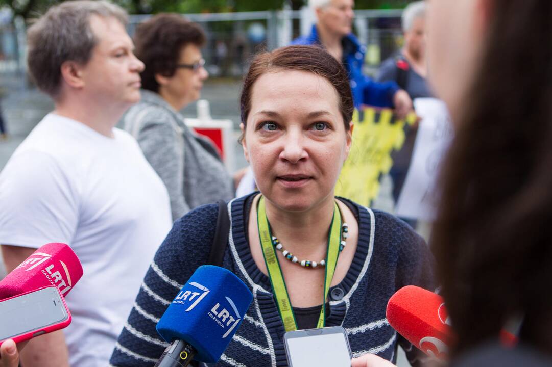 Protestavo, kad nepritrūktų vandens