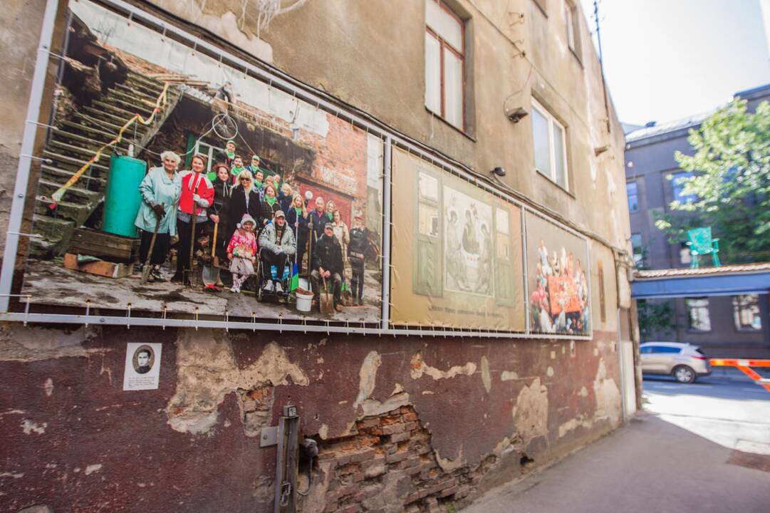 Kaune apsigyveno rožinis dramblys