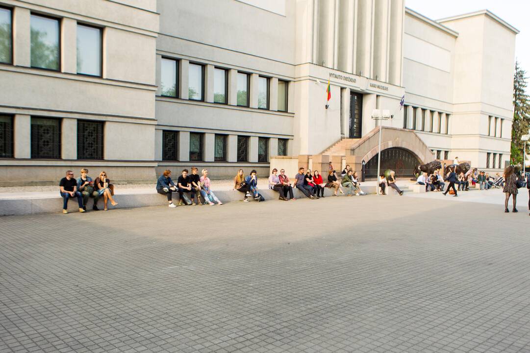 Vaikų piešinių akcija Kaunas Jazz ant grindinio