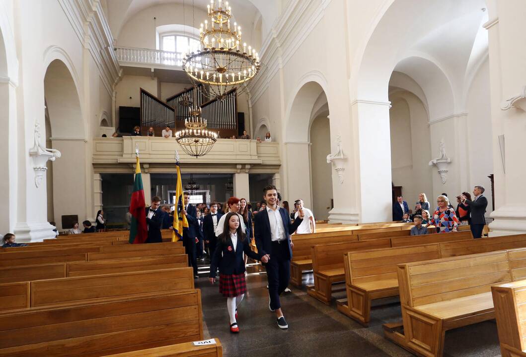 Mokslo metų pradžia miestą pripildė klegesio