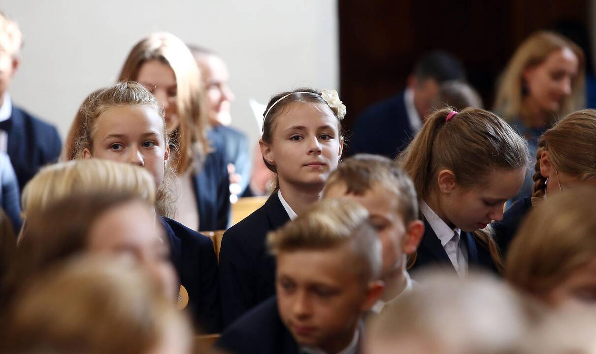 Mokslo metų pradžia miestą pripildė klegesio