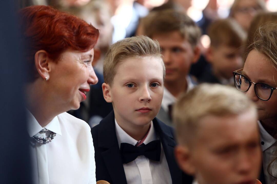 Mokslo metų pradžia miestą pripildė klegesio