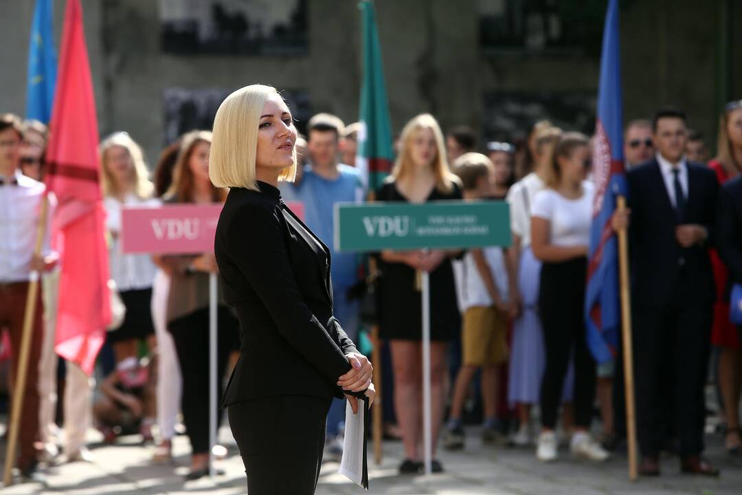Mokslo metų pradžia miestą pripildė klegesio