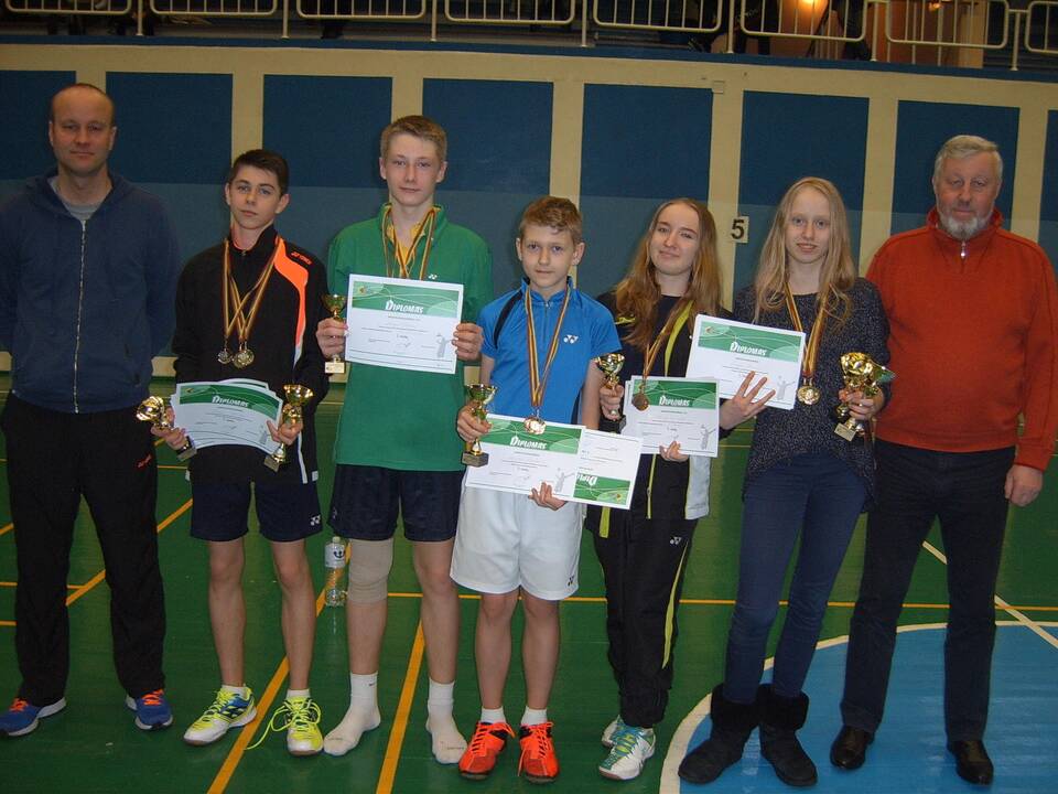 Visi vertingiausi badmintono čempionato medaliai liko Klaipėdoje