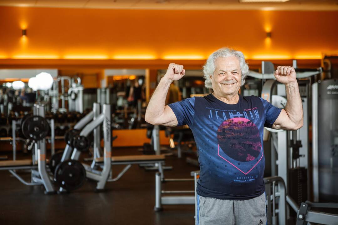 Aktyvumas: Josifui – jau 80, tačiau jo biologinis amžius – vos 66-eri. Jaustis puikiai vyrui padeda sportas.