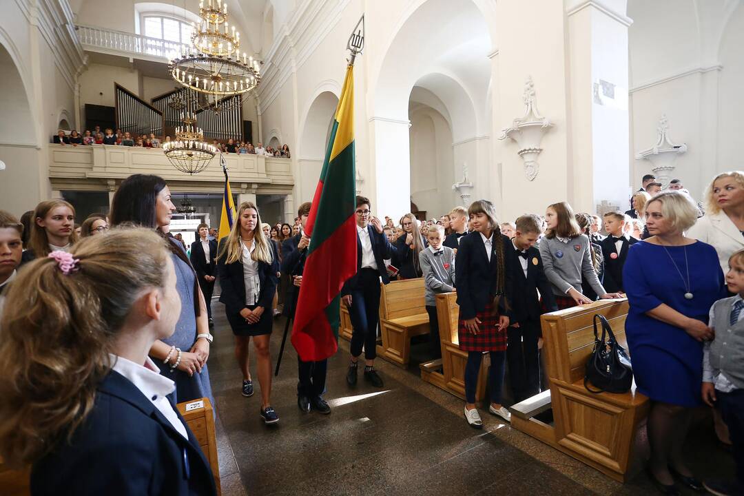 Mokslo metų pradžia miestą pripildė klegesio