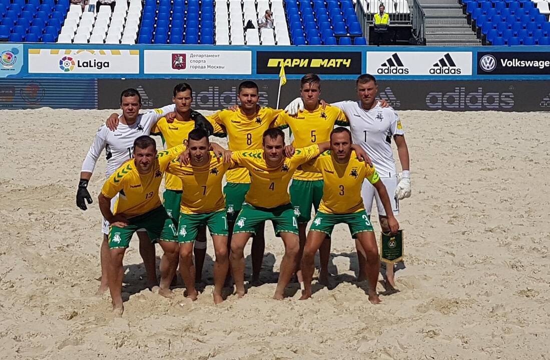 Lietuvos paplūdimio futbolo rinktinė sužinojo įspūdingus varžovus