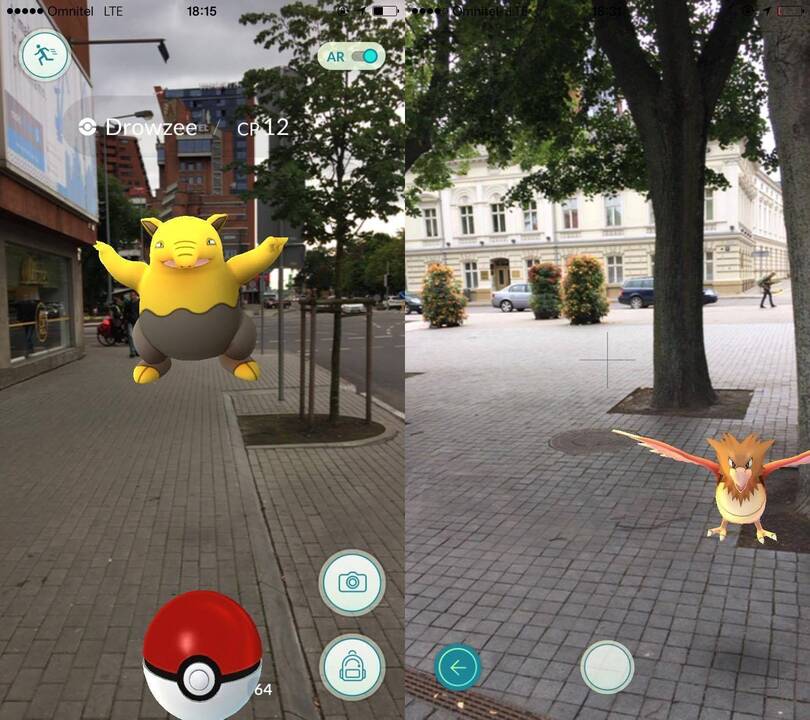 Pokemonai: virtualių monstriukų knibždėte knibžda įvairiose Klaipėdos centro vietose.
