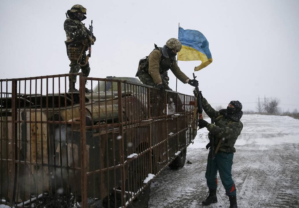 Ukrainos kariškiai nepriėmė raginimo trauktis iš Debalcevės