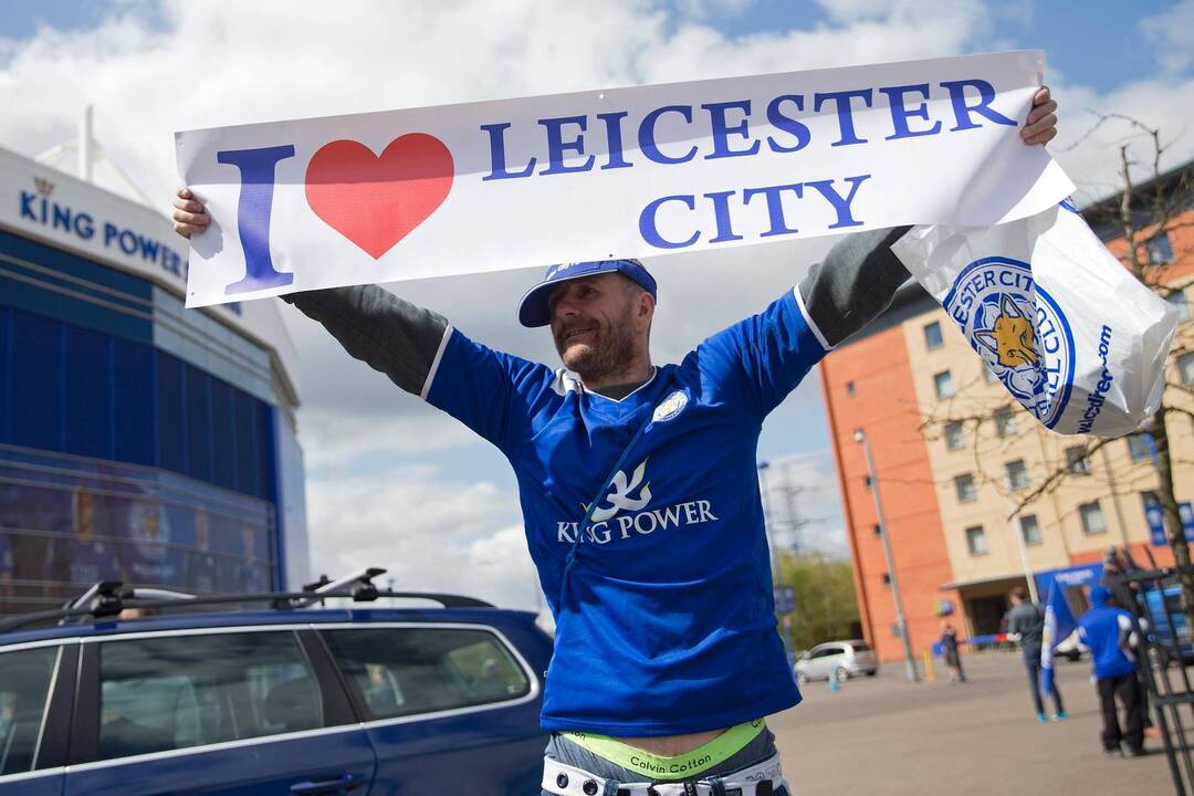 "Leicester city" klubo pergalė laimingam kauniečiui atnešė 15 tūkst. eurų