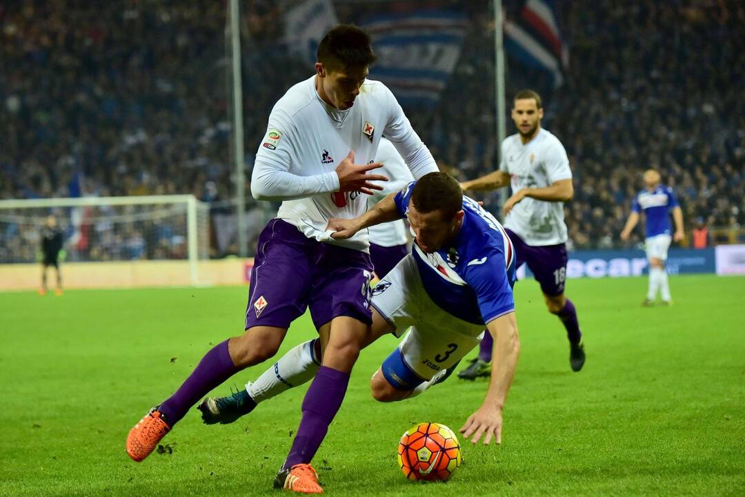 "Fiorentina" Italijos futbolo pirmenybėse iškovojo dar vieną pergalę