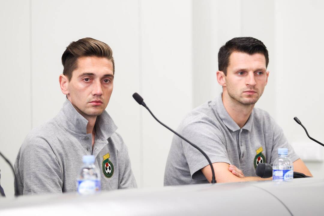 LFF surengė spaudos konferenciją