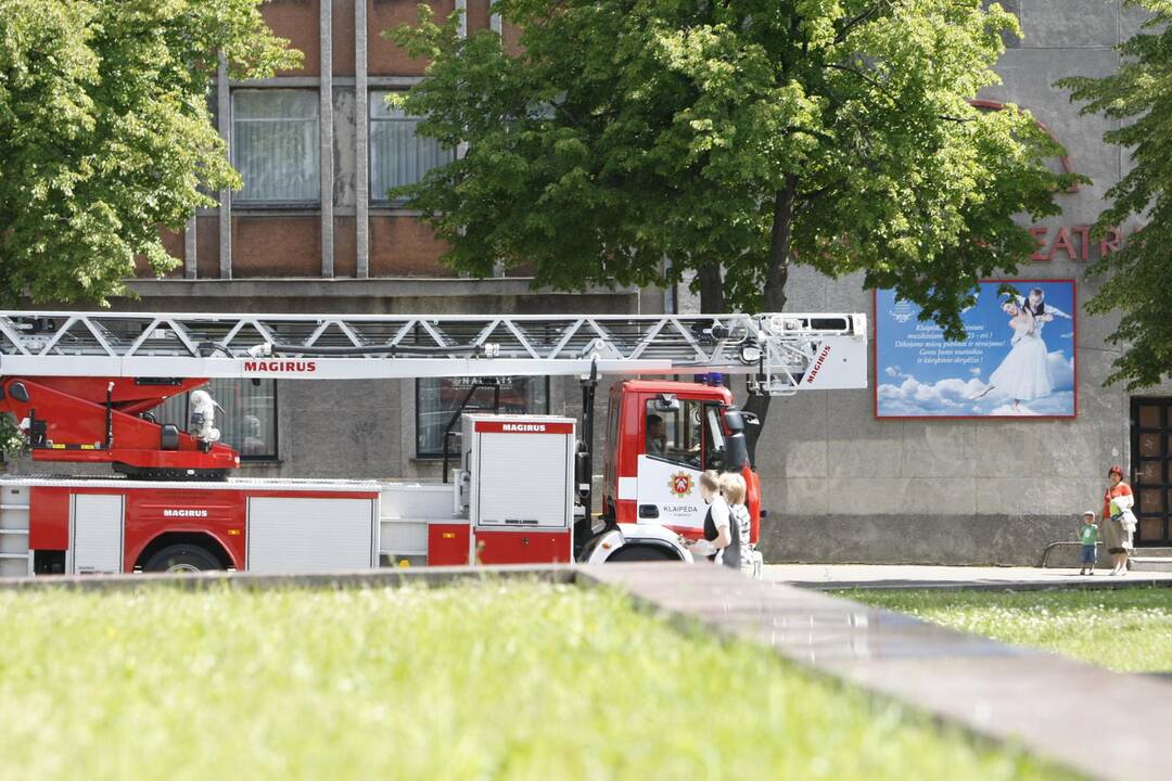 Gelbėtojams dažną dieną tenka kopėčiomis pasiekti nelaimės ištiktų žmonių butus.