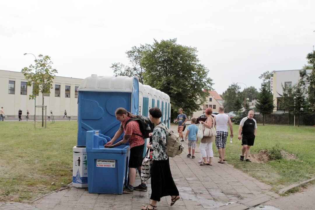 Švara: remiantis organizatorių prašymu, daugiau viešųjų tualetų bus pastatyta ten, kur vyks didesni renginiai.