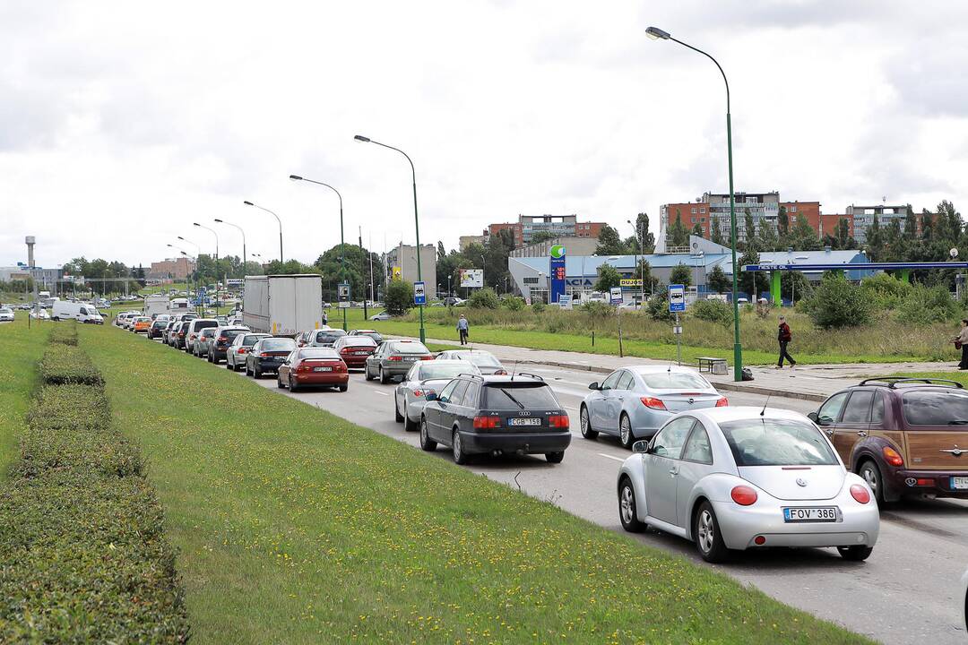 Spūstys: uostamiesčio vadovai kuria planus, kaip įrengti mieste vadinamąją žaliosios bangos sistemą, kuri padėtų reguliuoti automobilių srautus.