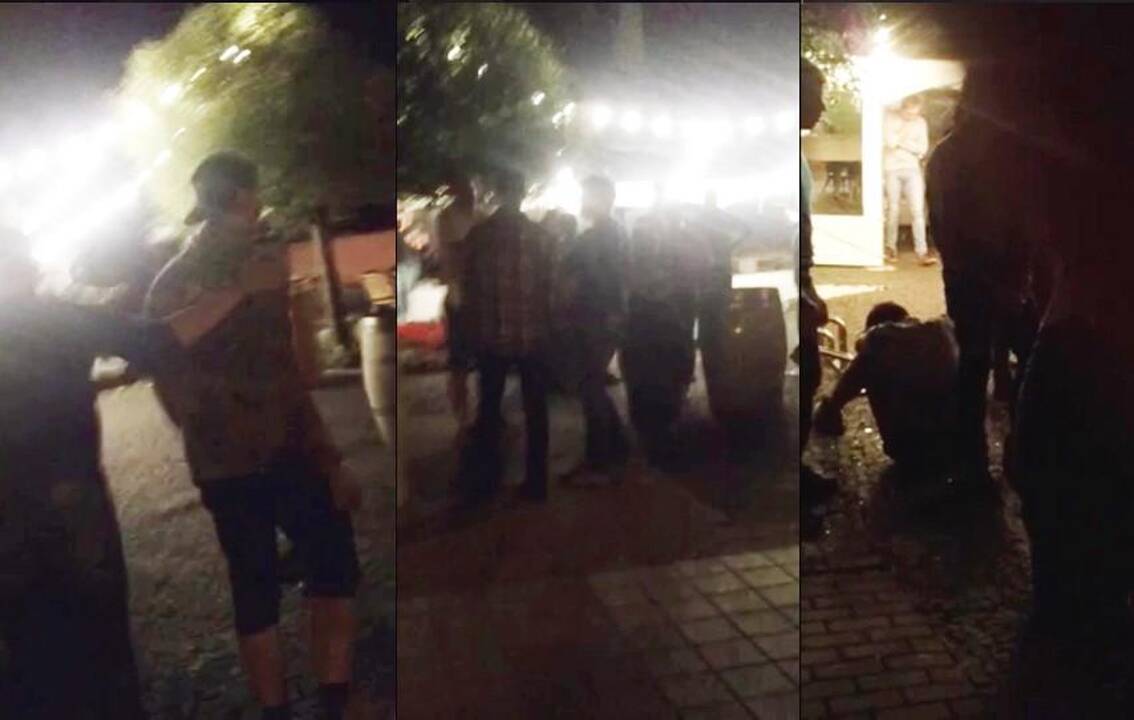 Įkaušusių jaunuolių kompanijos elgesys išprovokavo du verslininkus tokiai agresijai, kad po smūgio sprogo ausies būgnelis ir trūko akies obuolys.