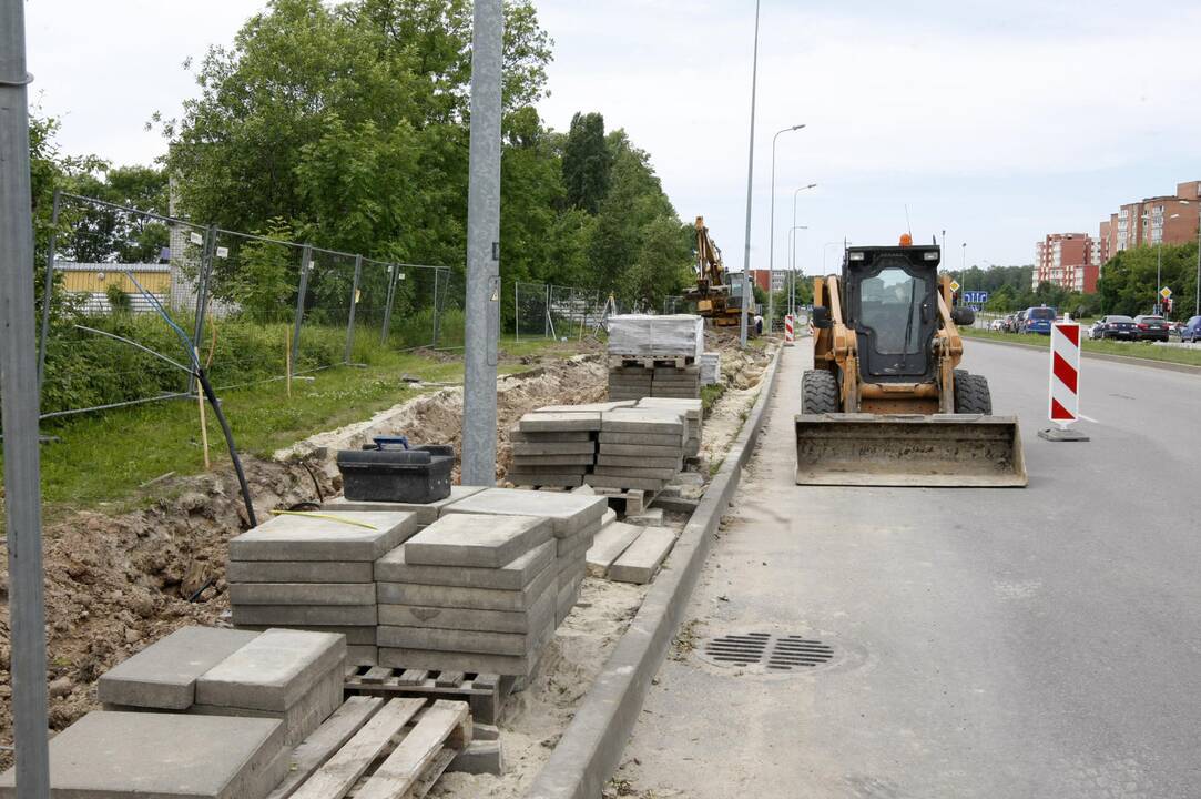 Patogumas: prie autobusų stotelių atsirasiančios įvažos dar labiau pagerins judėjimą miesto gatvėmis.