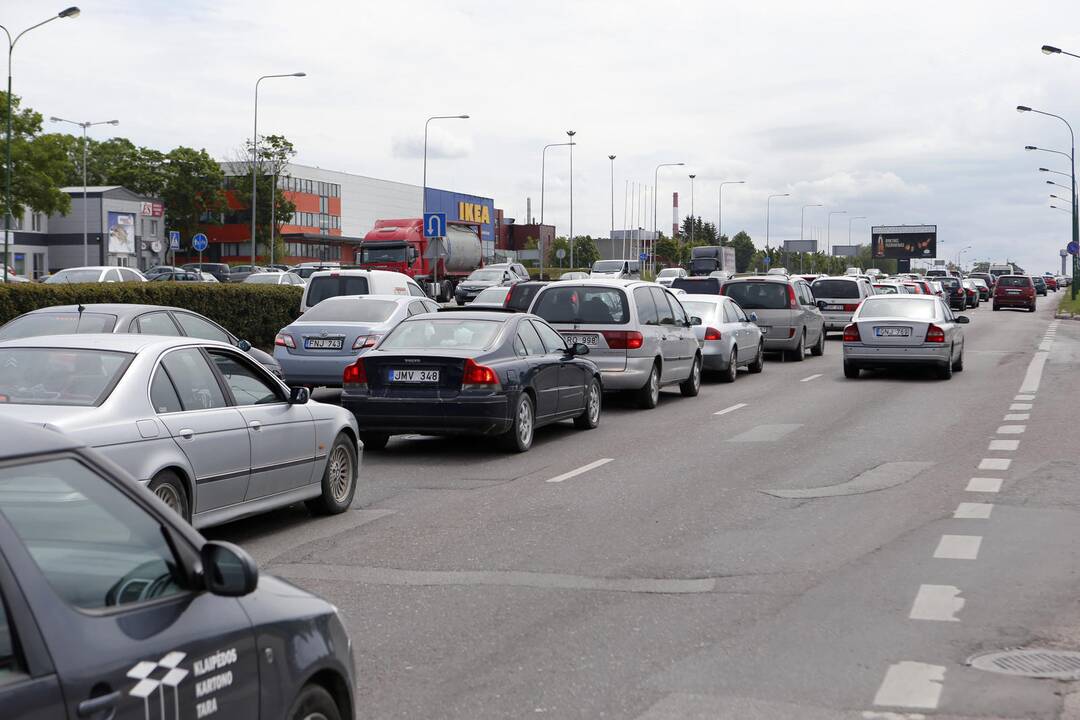 Naujovės: ateityje Klaipėdoje gali būti diegiamos naujovės, gyventojams realiu laiku bus pranešama apie besiformuojančias spūstis.