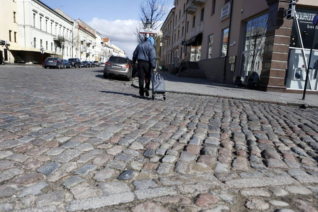 Siekis: senamiesčio pagrindinių ir skersinių gatvių susikirtimo vietos turėtų būti padarytos lygesnės.