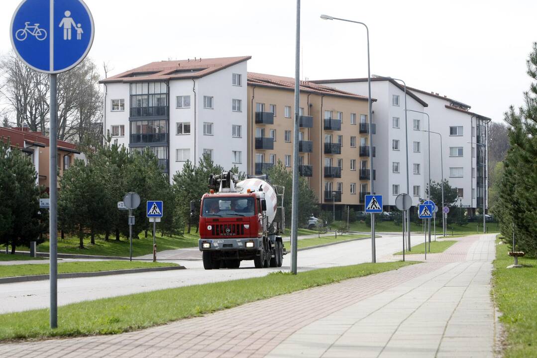 Sprendimas: sunkiasvoris transportas nebegalės važiuoti Tauralaukio gatve.