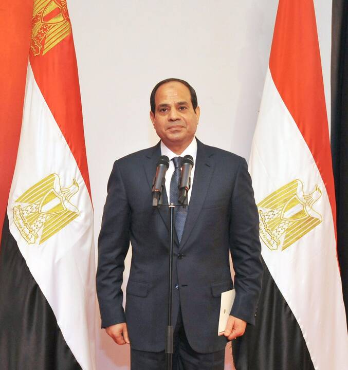 Al Sisi prisaikdintas Egipto prezidentu 