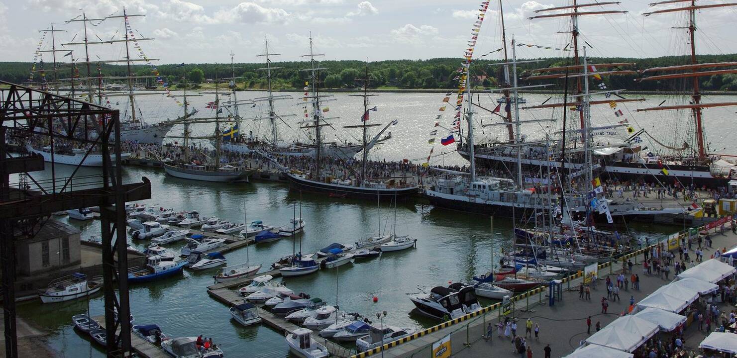 Patirtis: Ščecinas yra vienas iš daugiausiai „The Tall Ship Races“ regatų priėmusių uostų.