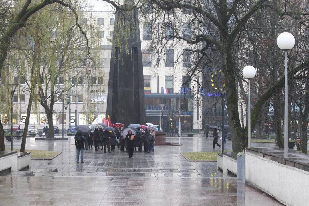 Prie Vyriausybės - reikalavimai atstatyti tiltą
