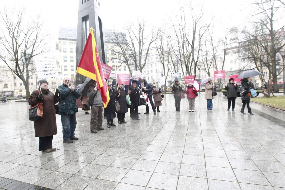 Prie Vyriausybės - reikalavimai atstatyti tiltą