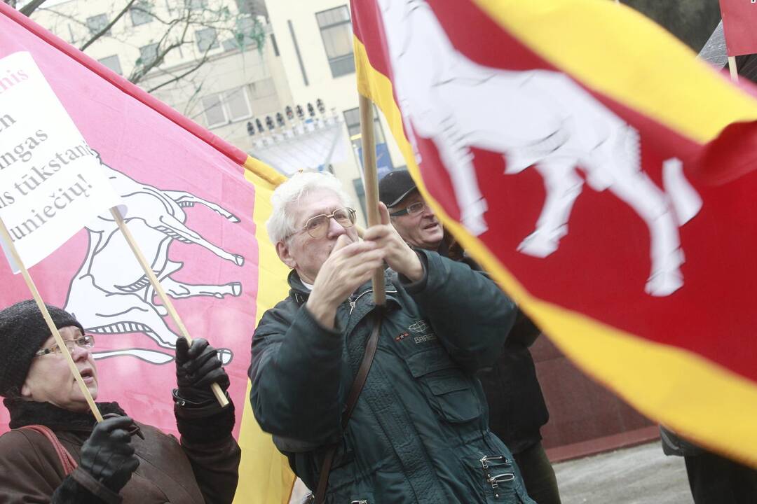 Prie Vyriausybės - reikalavimai atstatyti tiltą