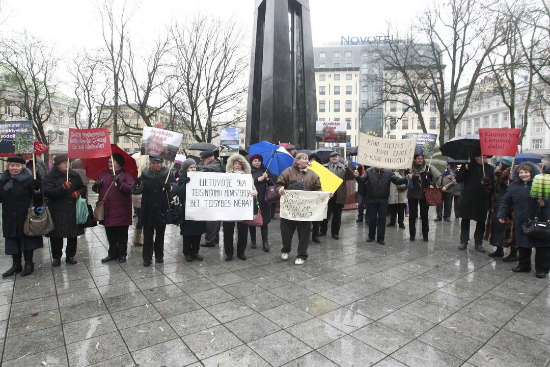 Prie Vyriausybės - reikalavimai atstatyti tiltą