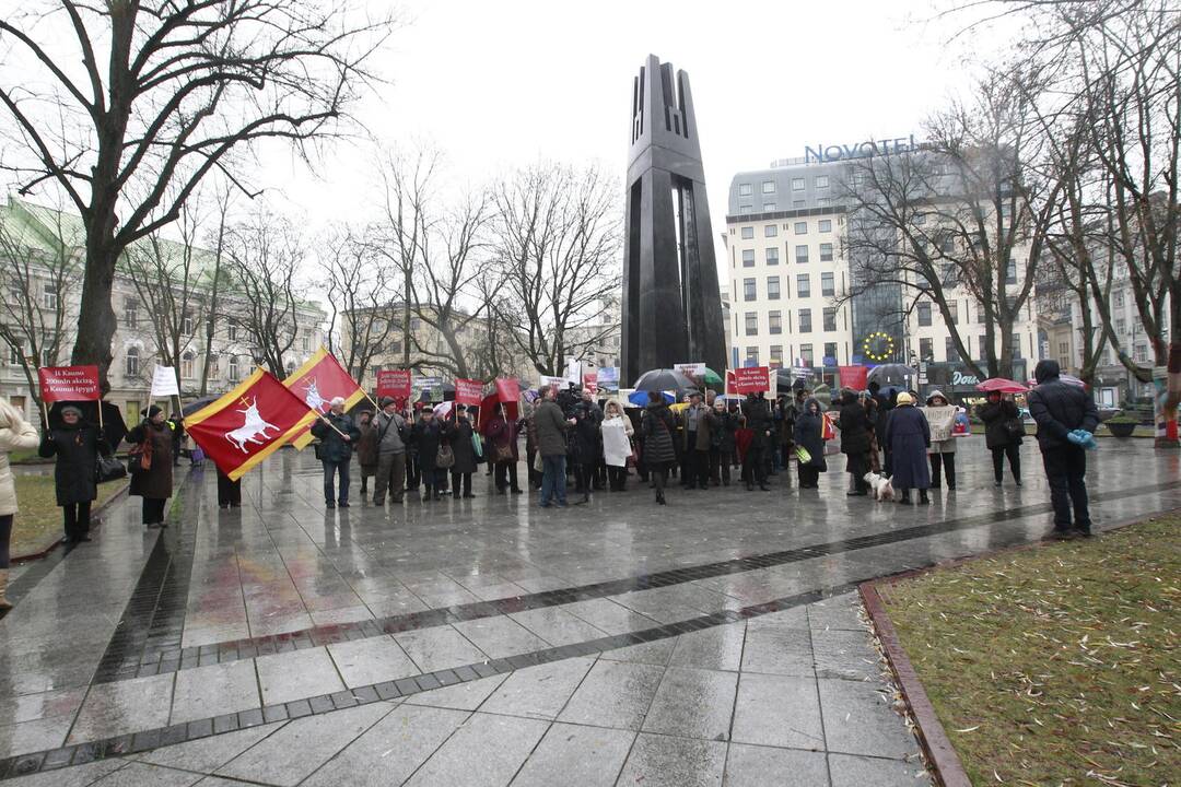 Prie Vyriausybės - reikalavimai atstatyti tiltą