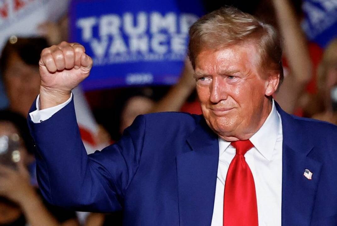 D. Trumpas pareiškė esąs „visiškai įsitikinęs“ savo pergale