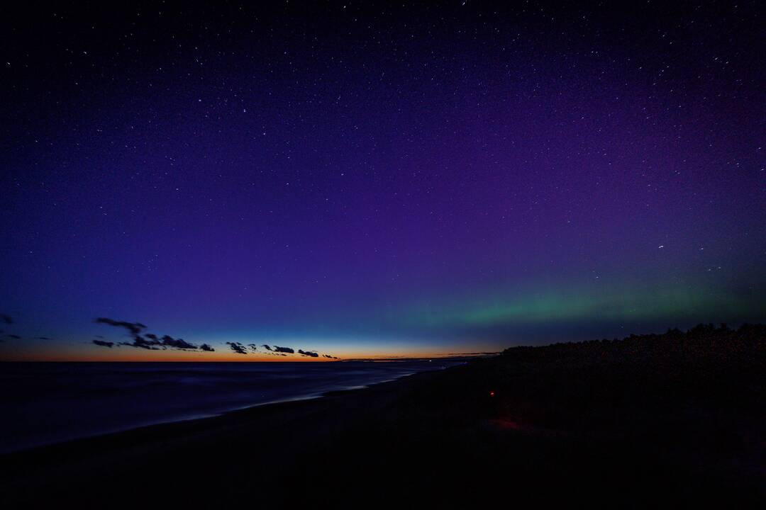 Lietuvoje pasirodė meteorų lietus ir Šiaurės pašvaistė