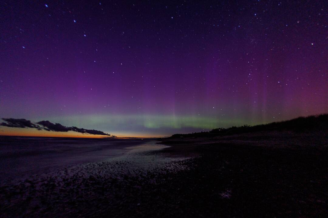 Lietuvoje pasirodė meteorų lietus ir Šiaurės pašvaistė