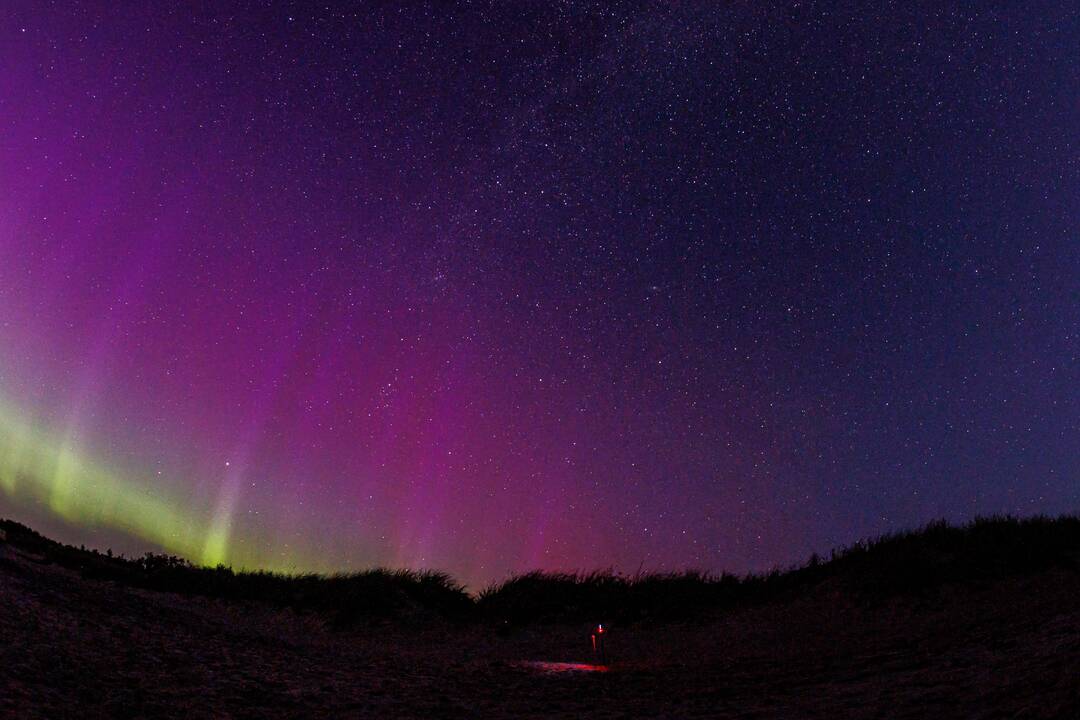 Lietuvoje pasirodė meteorų lietus ir Šiaurės pašvaistė