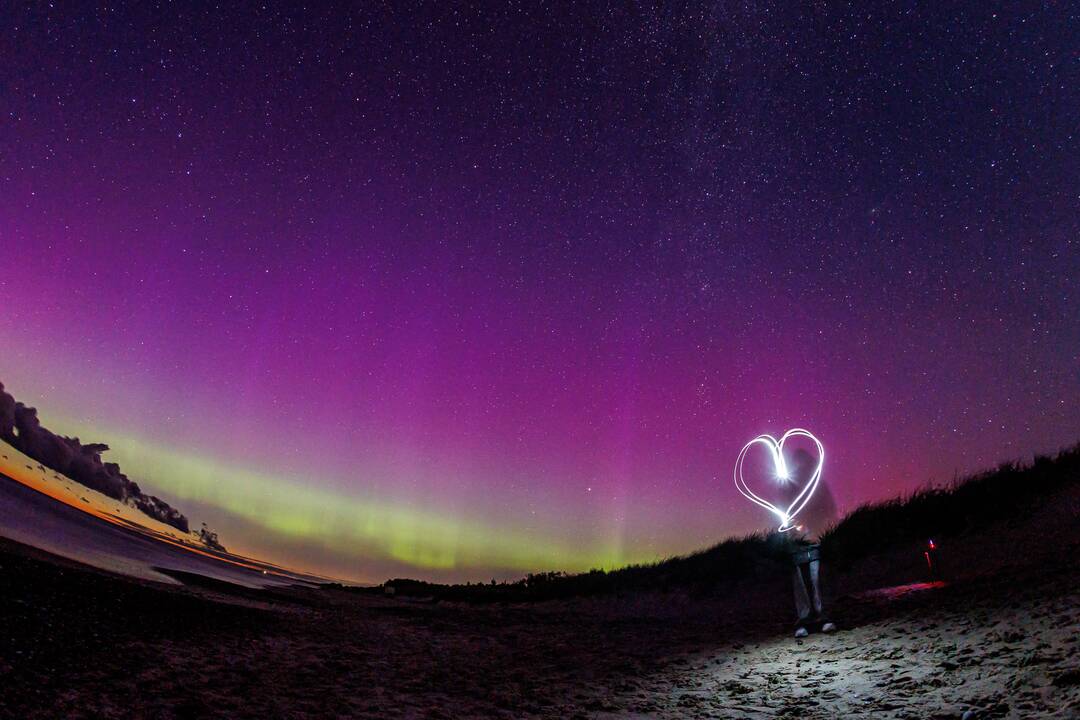Lietuvoje pasirodė meteorų lietus ir Šiaurės pašvaistė