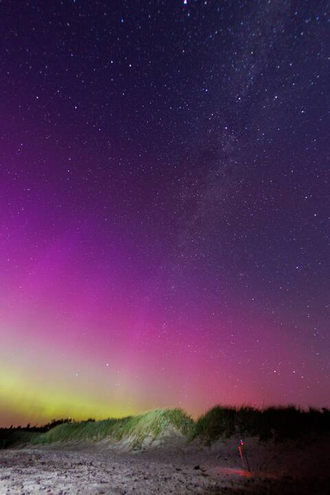 Lietuvoje pasirodė meteorų lietus ir Šiaurės pašvaistė