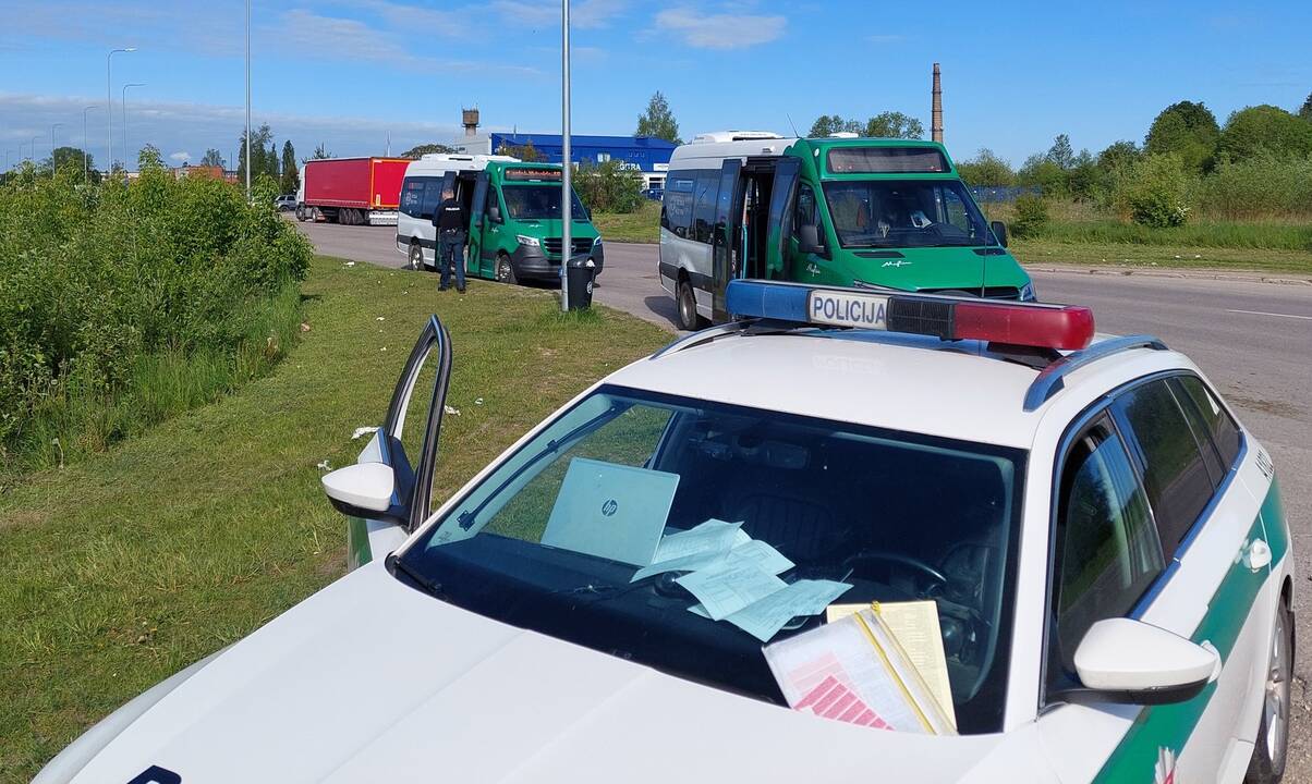 Prevencija: per savaitę ROADPOL akcijos metu Lietuvoje patikrinta per 3 240 transporto priemonių.