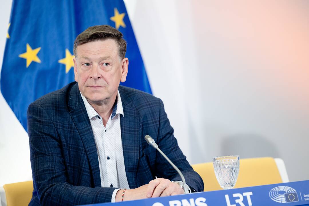 A. Mazuronis ir V. Bukauskas po EP rinkimų