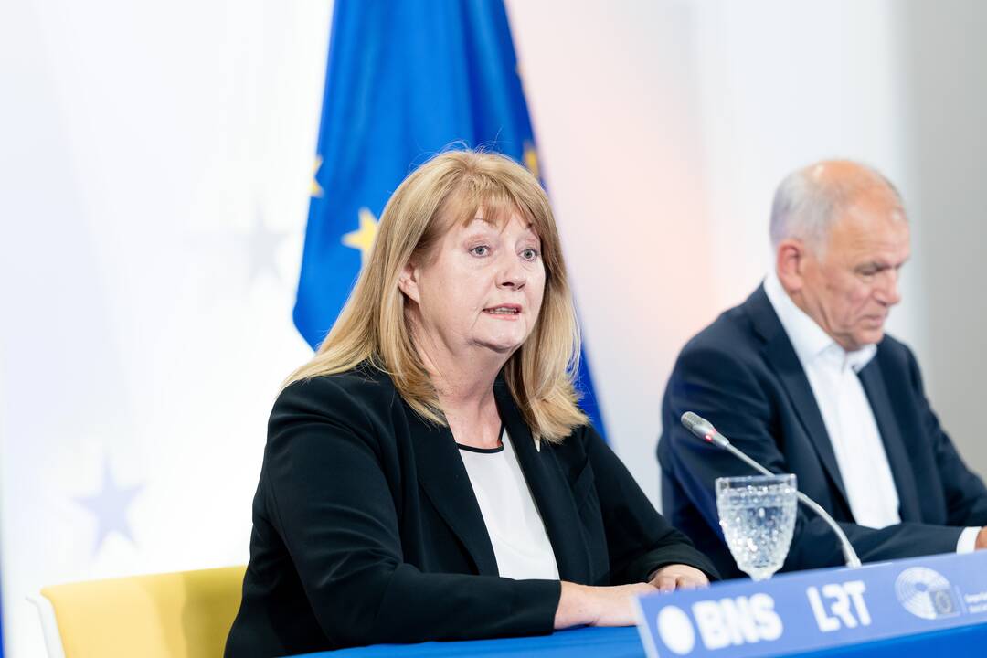 V. Blinkevičiūtės ir V. Andriukaičio spaudos konferencija