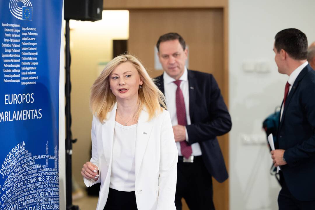 V. Tomaševskis ir R. Tamašunienė po EP rinkimų
