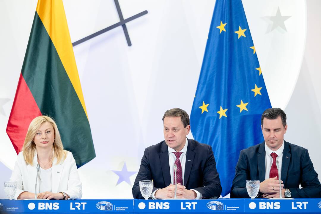 V. Tomaševskis ir R. Tamašunienė po EP rinkimų