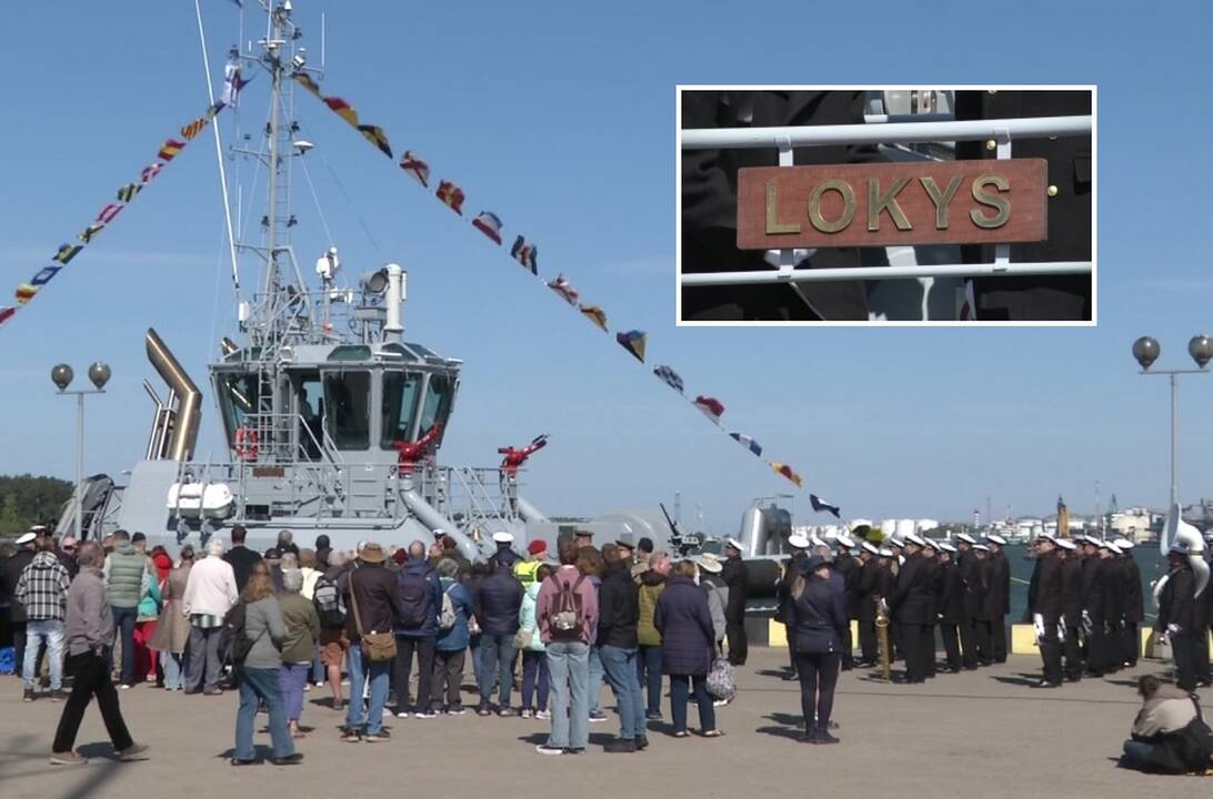 Istorinis įvykis: karines jūrų pajėgas papildė naujas įrenginys