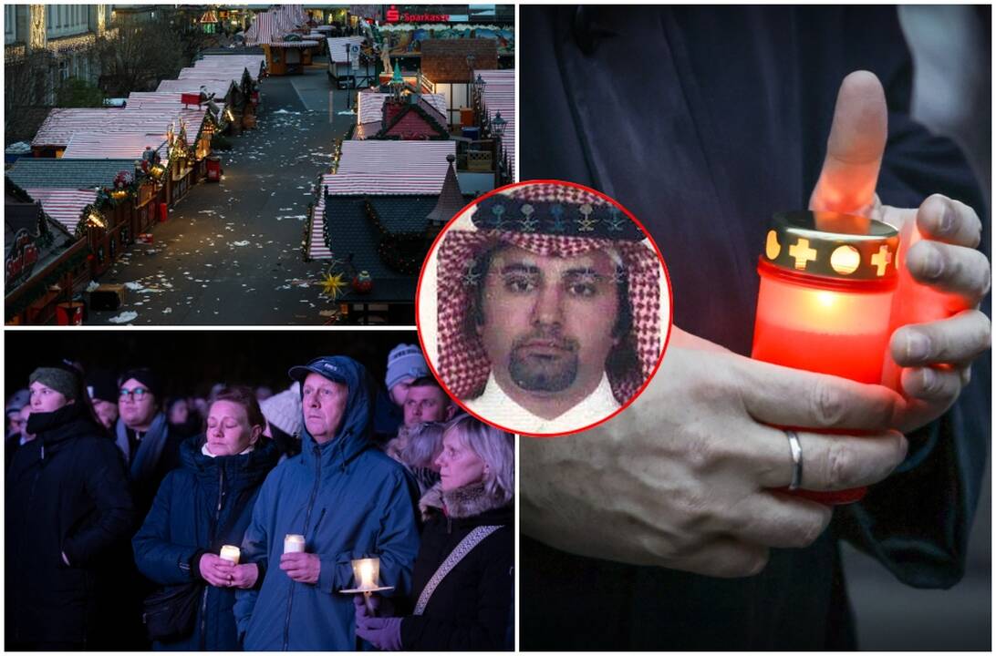 Kas iki šiol žinoma apie išpuolį Vokietijoje: įtariamasis – „islamofobiškų“ pažiūrų psichiatras?