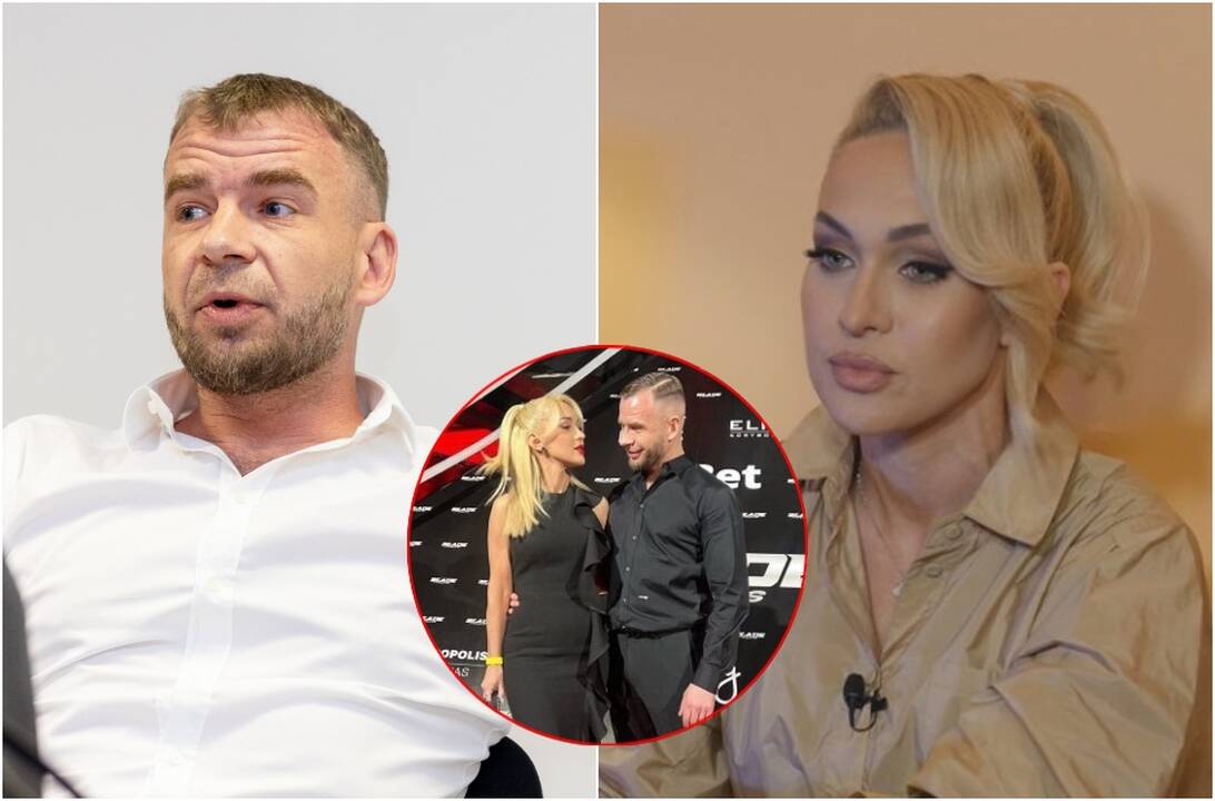 Gandai pasitvirtino: Oksana Pikul ir Vaidas Akramavičius kartu užfiksuoti oro uoste