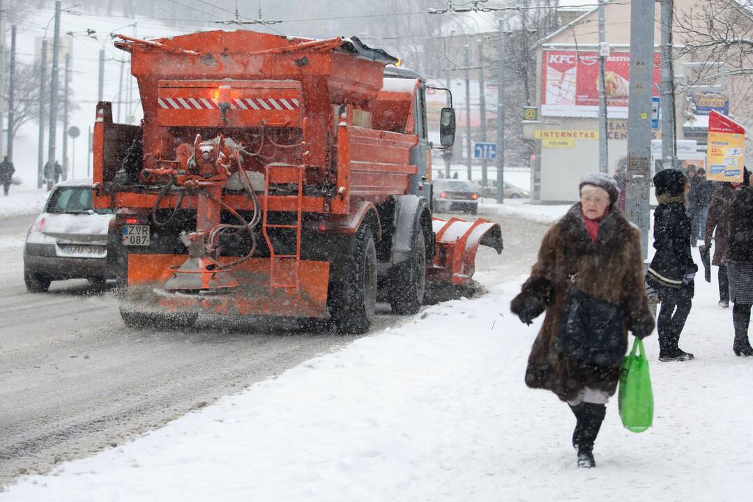 Kelininkai: mes pasiruošę, bet snaigių ore negaudome